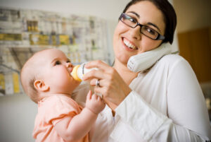 ProLife Voter Phone Call Woman with Baby